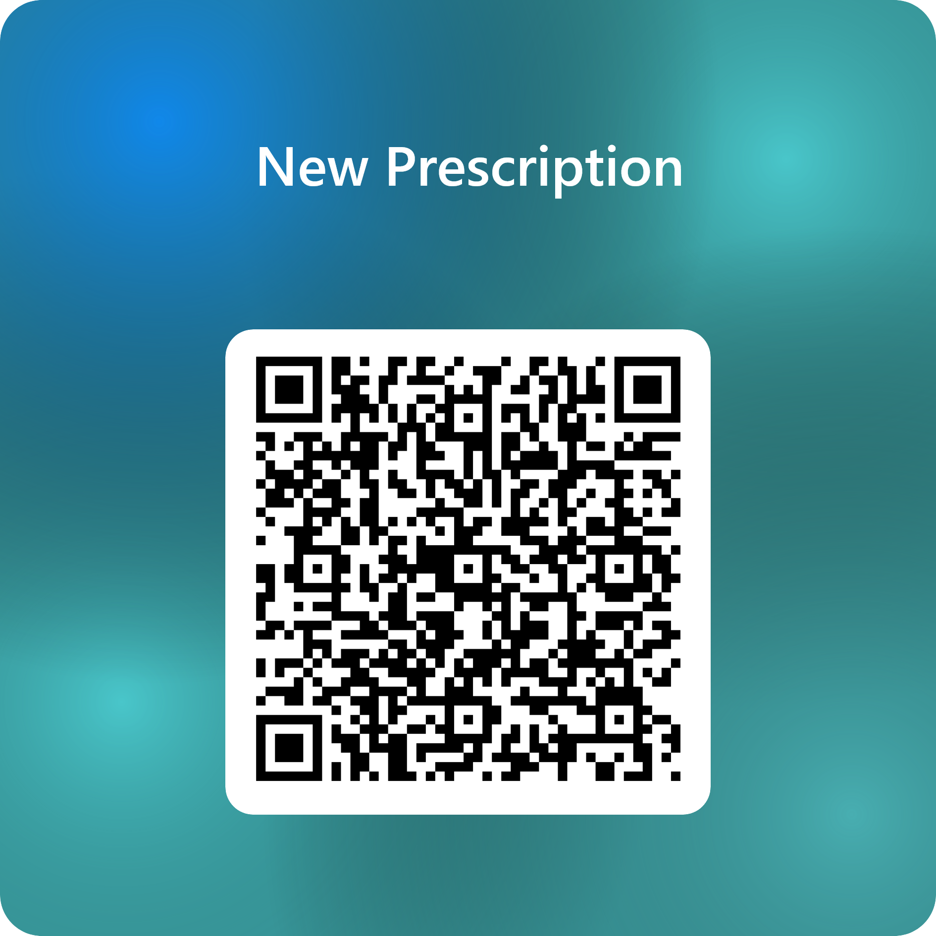 New Prescription QR Code